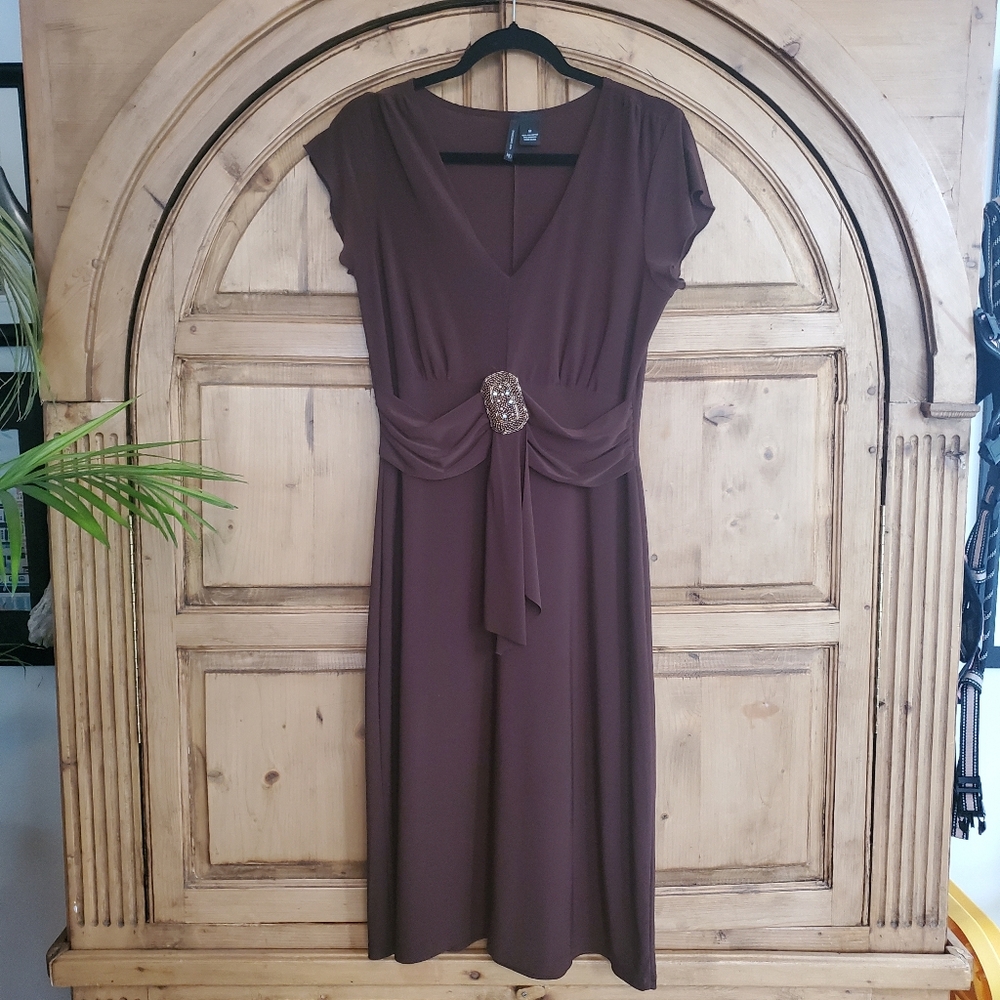 New directions Brown  Medallion dress size M